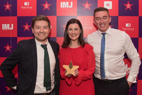 Best Integrated Campaign Winners - Guns or Knives L-R Fran Mortimer Emma Ross and Scott Lawless