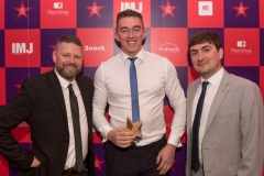Best use of Experiential Marketing with a budget of  €30000 Winners - Guns or Knives L-R Adam Crane Scott Lawless and Chris Pearson